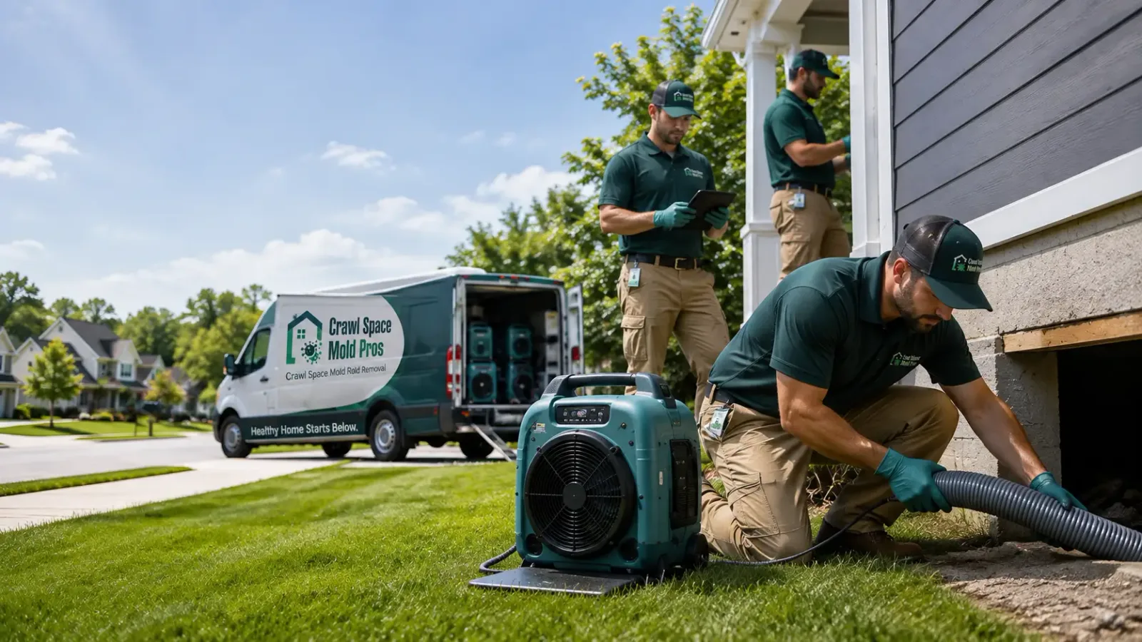 Crawl Space Mold Removal in West Finley, PA